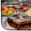 Bichon Frise Christmas Cookies Dish Drying Mat Absorbent Dish Drying Mat Pad for Kitchen Counter Dish Drainer Mat for Countertop, 14 x 21", Multicolor