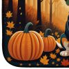 Beagle Fall Dish Drying Mat Absorbent Dish Drying Mat Pad for Kitchen Counter Dish Drainer Mat for Countertop, 14 x 21", Multicolor